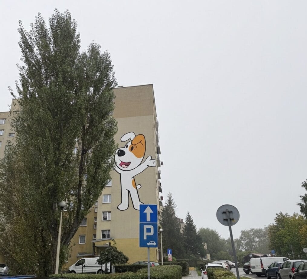 psi wybieg na Osiedlu Karpackim