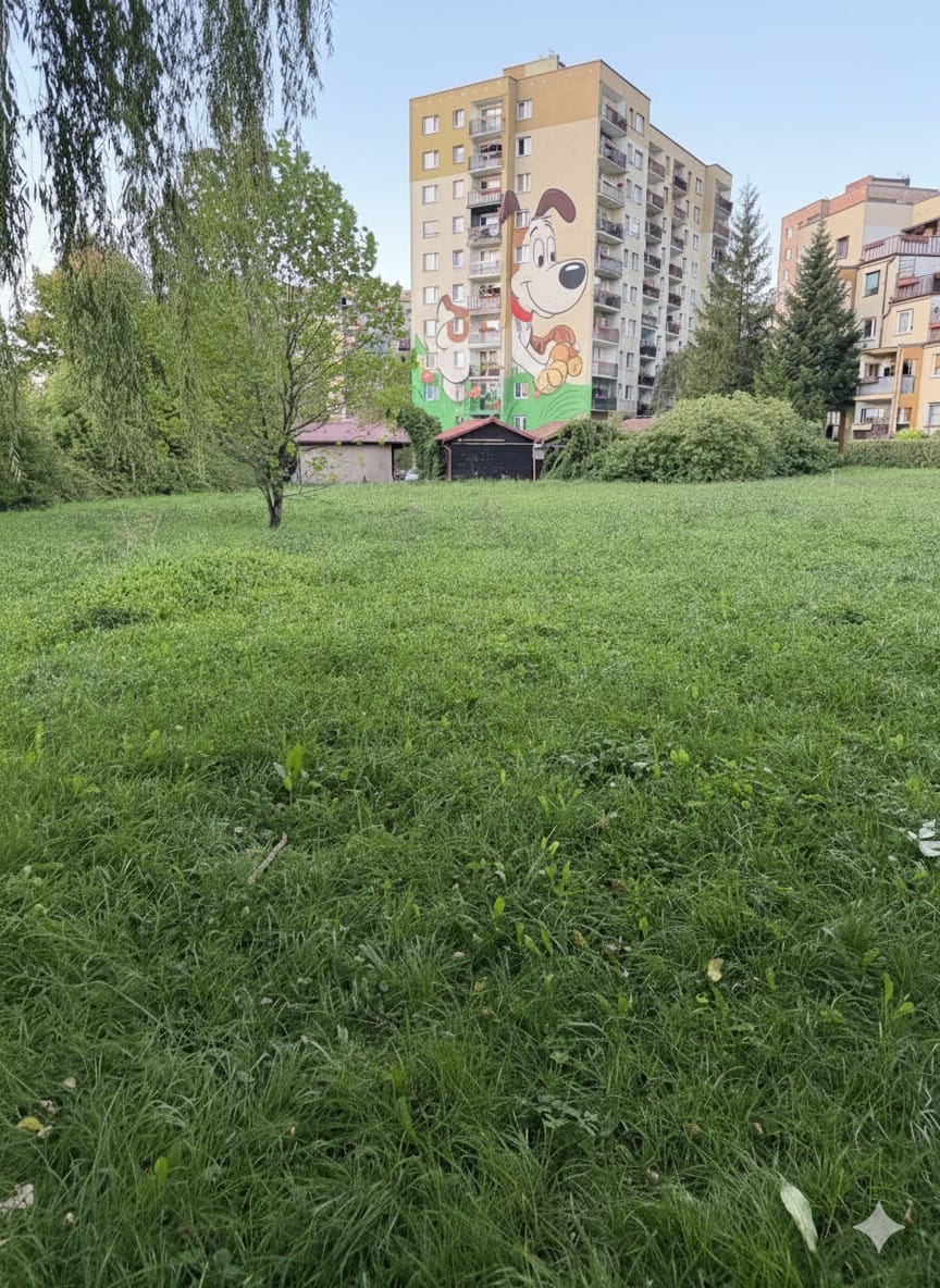 psi wybieg na Osiedlu Karpackim
