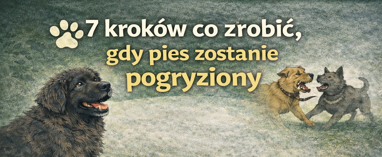 pogryzienie psa przez innego psa 7 kroków pierwszej pomocy