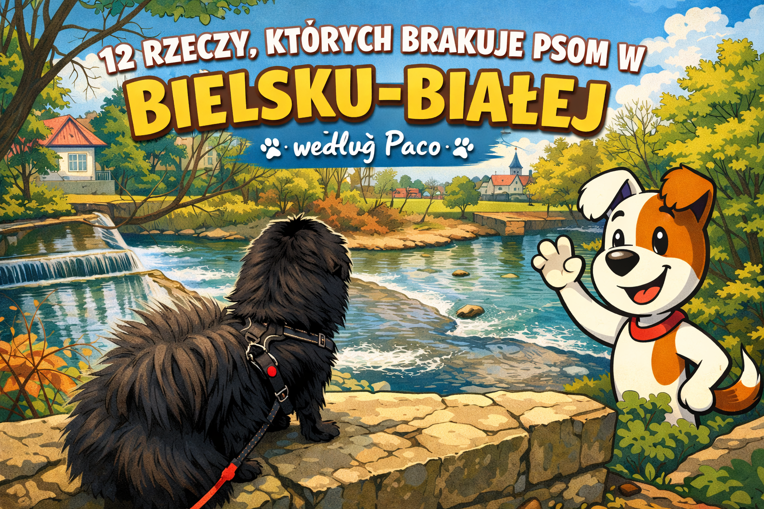 czego brakuje psom w Bielsku-Białej – Paco na spacerze