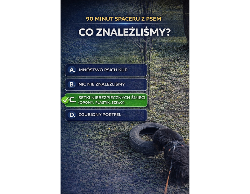 90 minut spaceru co znalezlismy?